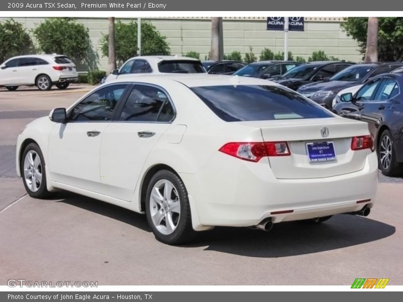 Premium White Pearl / Ebony 2009 Acura TSX Sedan