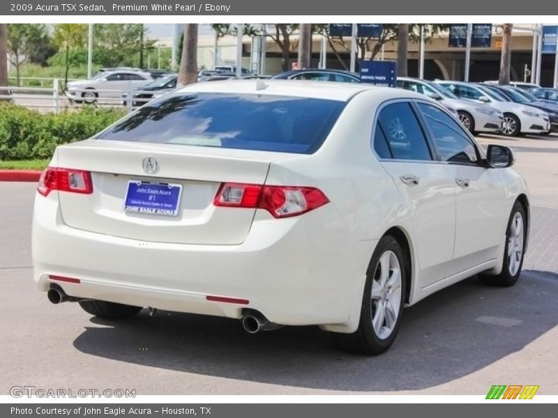 Premium White Pearl / Ebony 2009 Acura TSX Sedan