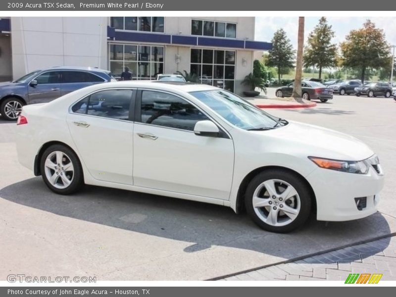 Premium White Pearl / Ebony 2009 Acura TSX Sedan