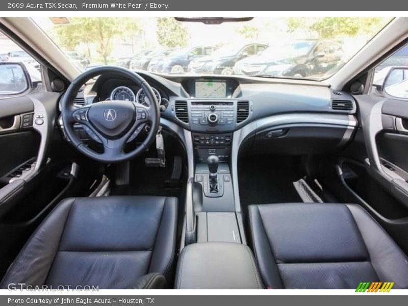 Premium White Pearl / Ebony 2009 Acura TSX Sedan
