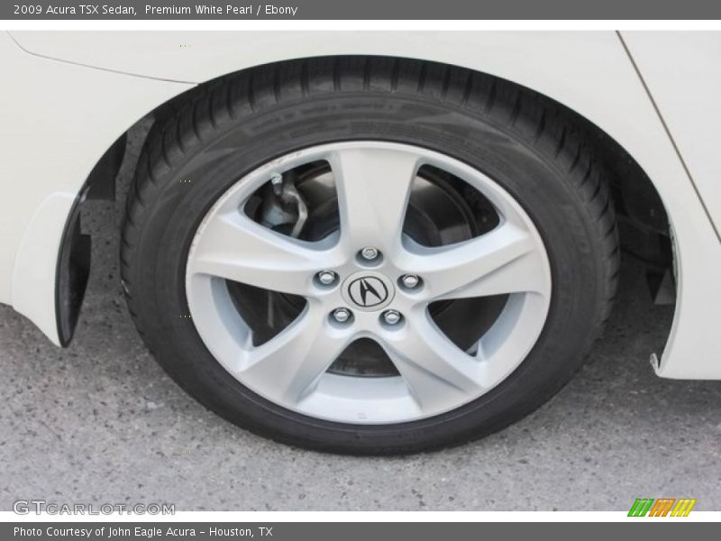 Premium White Pearl / Ebony 2009 Acura TSX Sedan