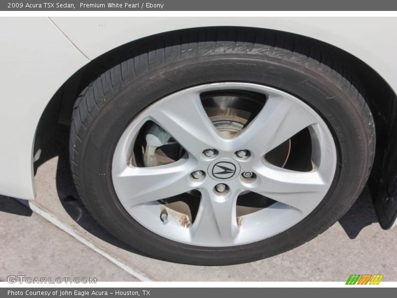 Premium White Pearl / Ebony 2009 Acura TSX Sedan