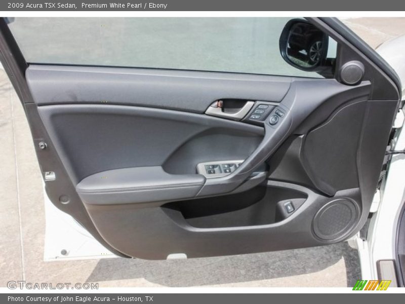 Premium White Pearl / Ebony 2009 Acura TSX Sedan