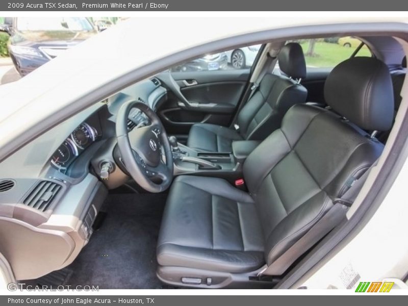Premium White Pearl / Ebony 2009 Acura TSX Sedan