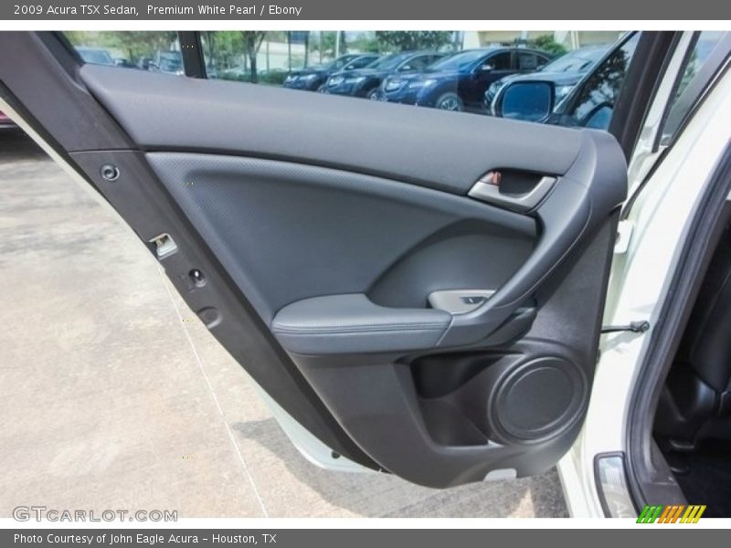 Premium White Pearl / Ebony 2009 Acura TSX Sedan