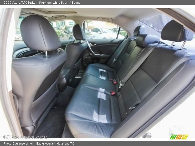 Premium White Pearl / Ebony 2009 Acura TSX Sedan