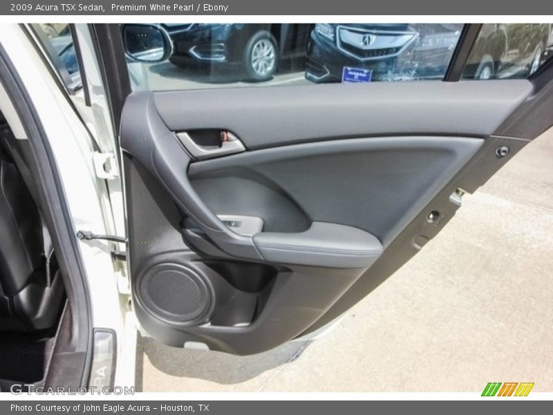 Premium White Pearl / Ebony 2009 Acura TSX Sedan