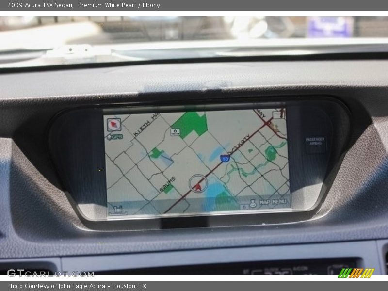 Premium White Pearl / Ebony 2009 Acura TSX Sedan