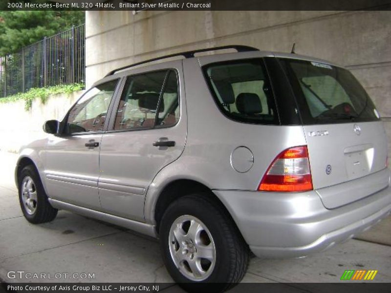 Brilliant Silver Metallic / Charcoal 2002 Mercedes-Benz ML 320 4Matic