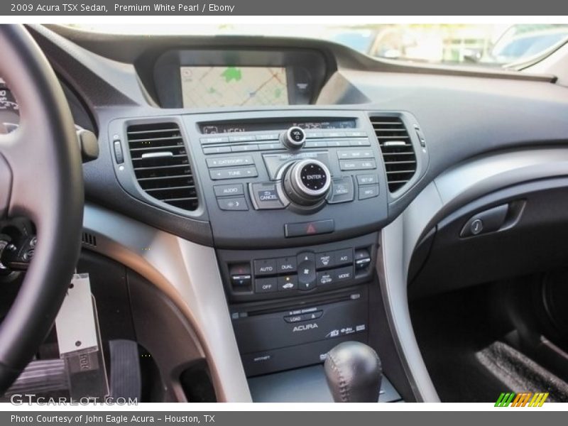 Premium White Pearl / Ebony 2009 Acura TSX Sedan