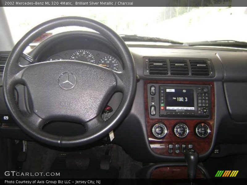 Brilliant Silver Metallic / Charcoal 2002 Mercedes-Benz ML 320 4Matic