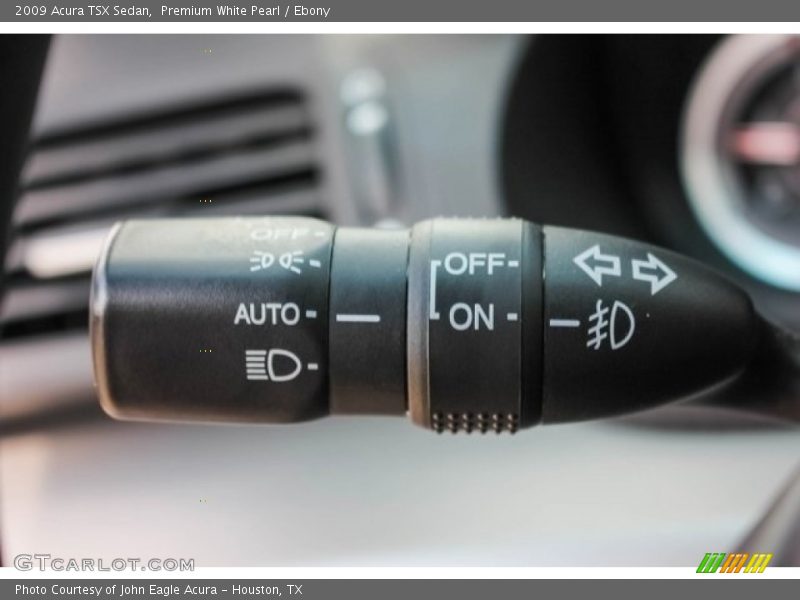 Premium White Pearl / Ebony 2009 Acura TSX Sedan