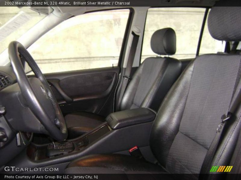 Brilliant Silver Metallic / Charcoal 2002 Mercedes-Benz ML 320 4Matic