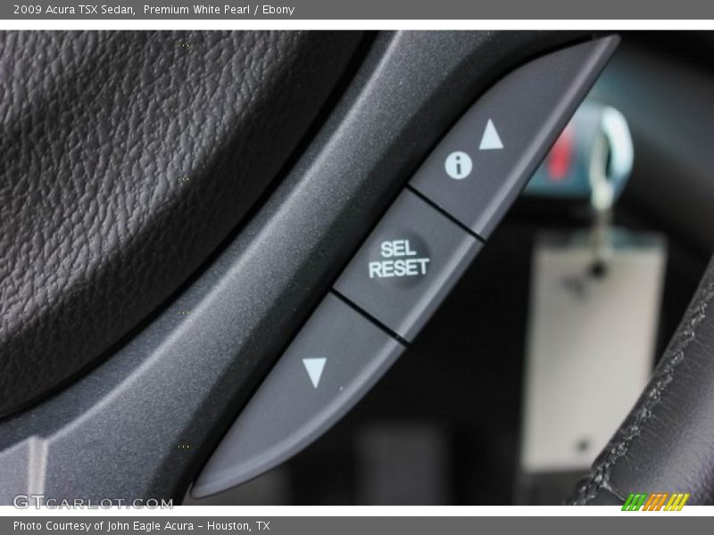 Premium White Pearl / Ebony 2009 Acura TSX Sedan