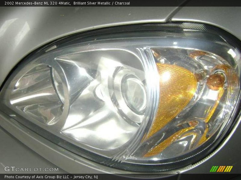 Brilliant Silver Metallic / Charcoal 2002 Mercedes-Benz ML 320 4Matic