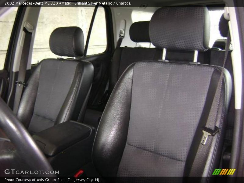 Brilliant Silver Metallic / Charcoal 2002 Mercedes-Benz ML 320 4Matic