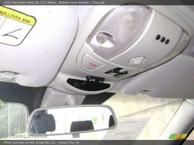 Brilliant Silver Metallic / Charcoal 2002 Mercedes-Benz ML 320 4Matic