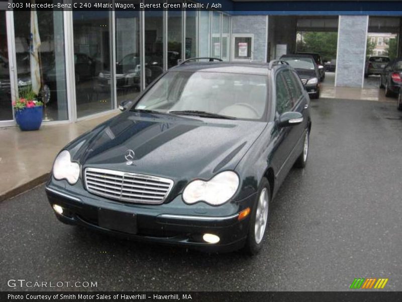 Everest Green Metallic / Ash 2003 Mercedes-Benz C 240 4Matic Wagon