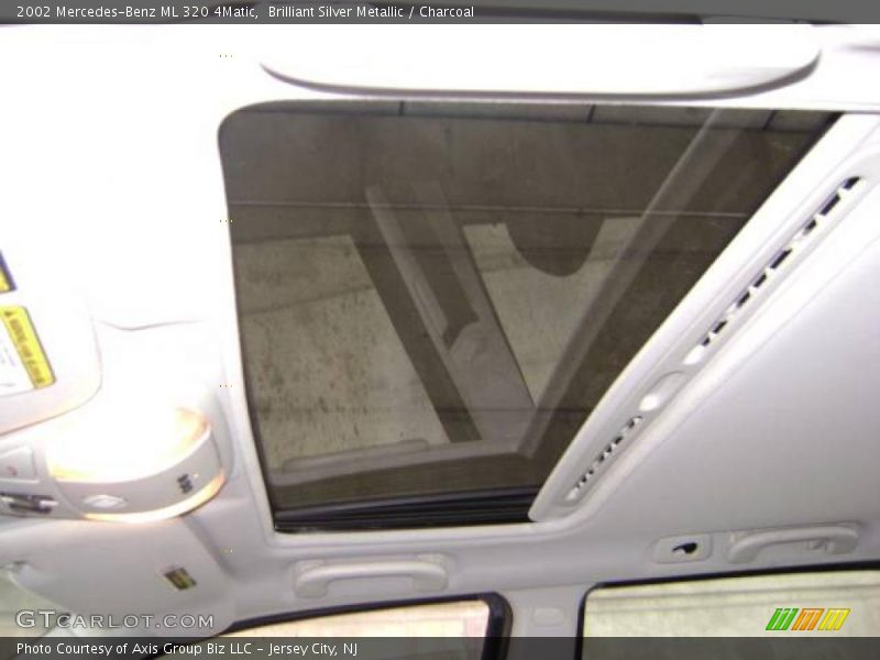 Brilliant Silver Metallic / Charcoal 2002 Mercedes-Benz ML 320 4Matic