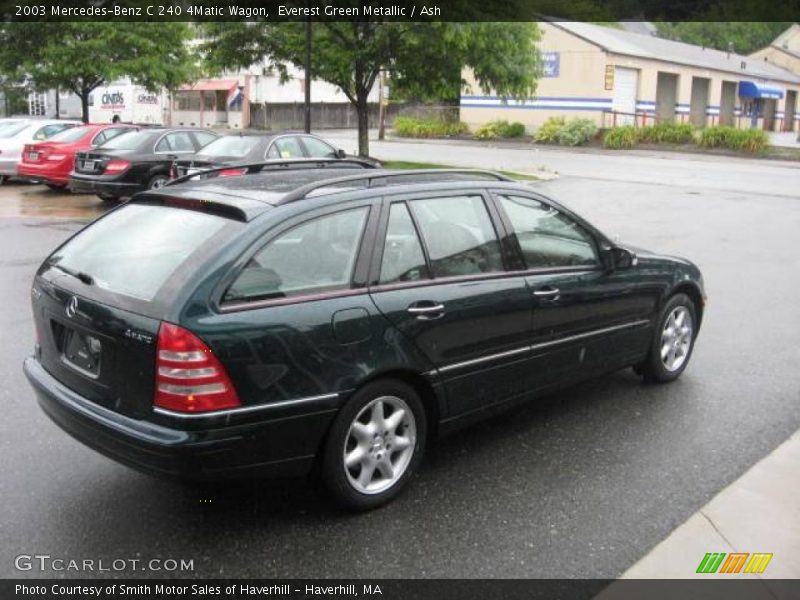 Everest Green Metallic / Ash 2003 Mercedes-Benz C 240 4Matic Wagon