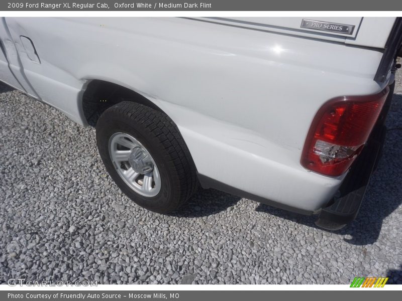 Oxford White / Medium Dark Flint 2009 Ford Ranger XL Regular Cab