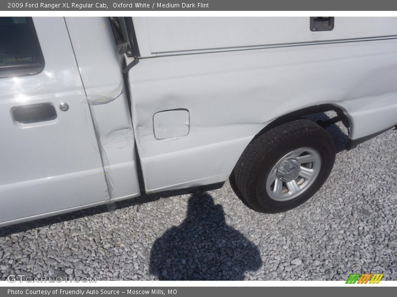 Oxford White / Medium Dark Flint 2009 Ford Ranger XL Regular Cab