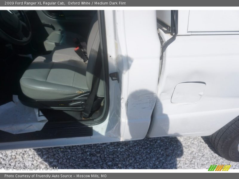Oxford White / Medium Dark Flint 2009 Ford Ranger XL Regular Cab
