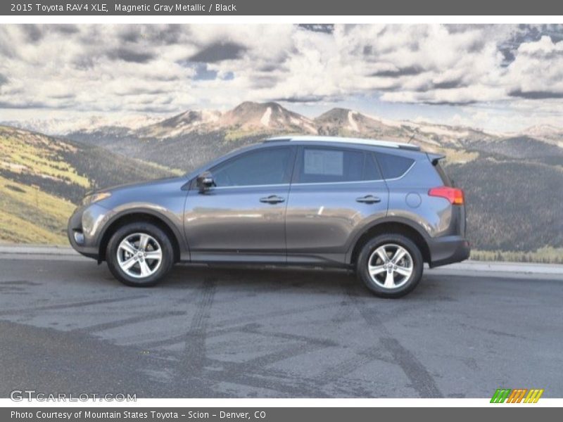 Magnetic Gray Metallic / Black 2015 Toyota RAV4 XLE