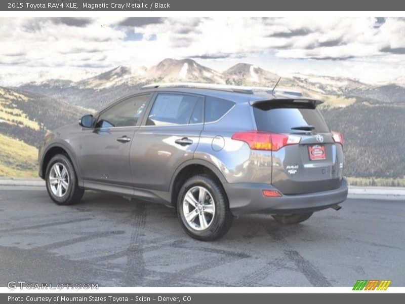Magnetic Gray Metallic / Black 2015 Toyota RAV4 XLE