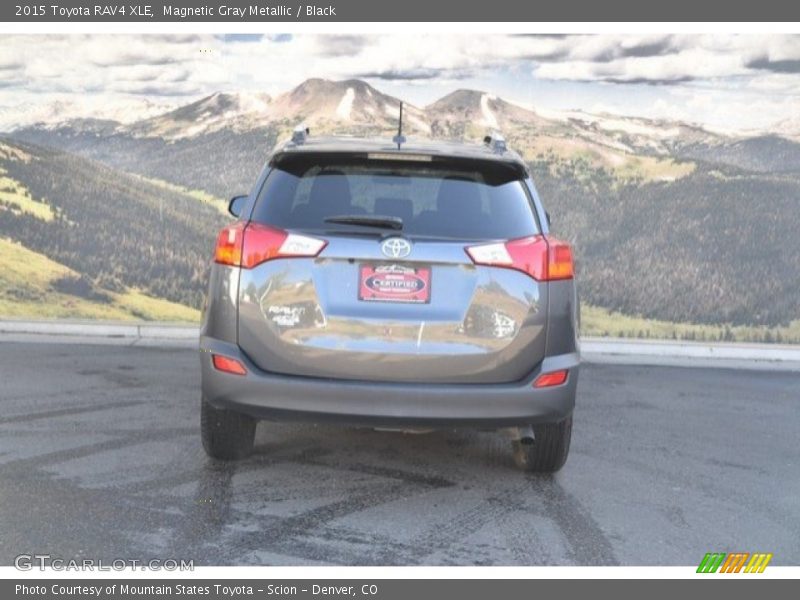 Magnetic Gray Metallic / Black 2015 Toyota RAV4 XLE