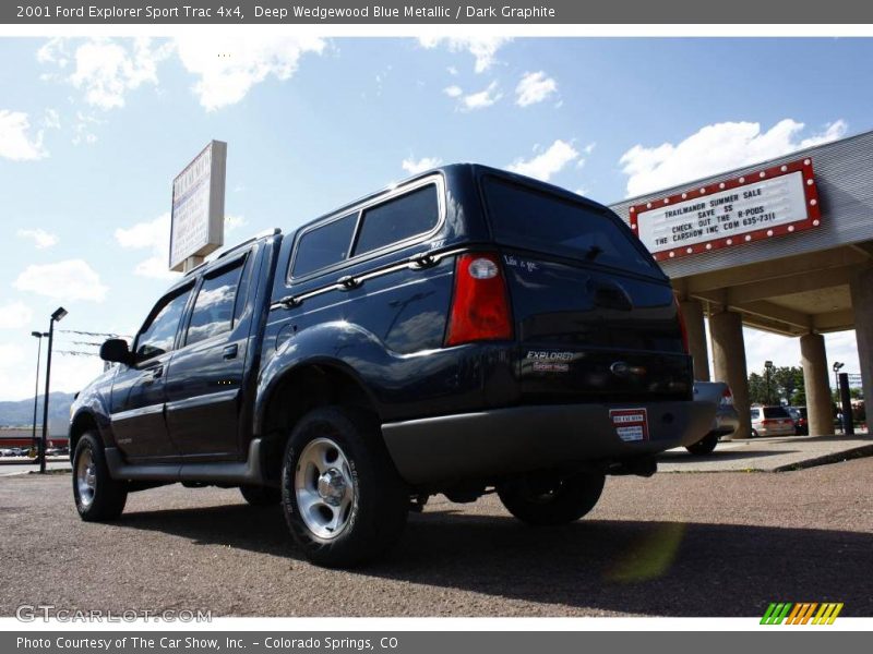 Deep Wedgewood Blue Metallic / Dark Graphite 2001 Ford Explorer Sport Trac 4x4