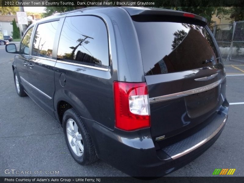 Dark Charcoal Pearl / Black/Light Graystone 2012 Chrysler Town & Country Touring