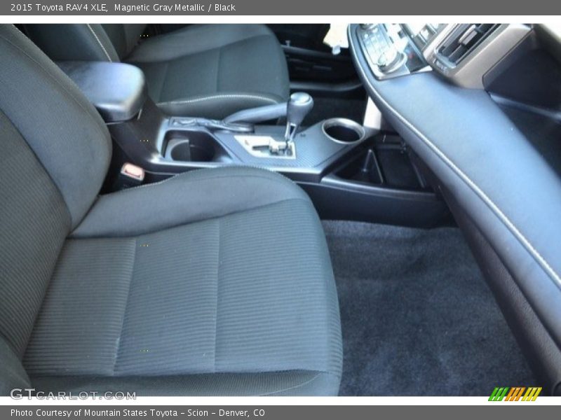 Magnetic Gray Metallic / Black 2015 Toyota RAV4 XLE