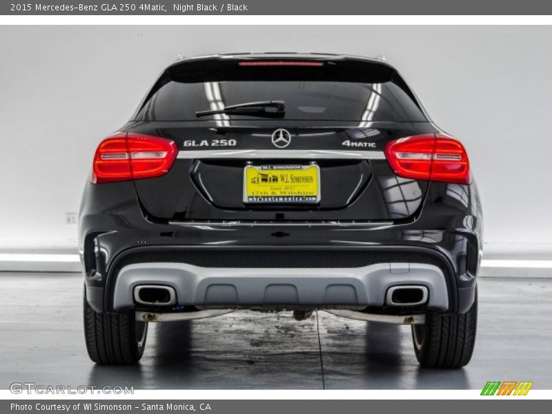 Night Black / Black 2015 Mercedes-Benz GLA 250 4Matic
