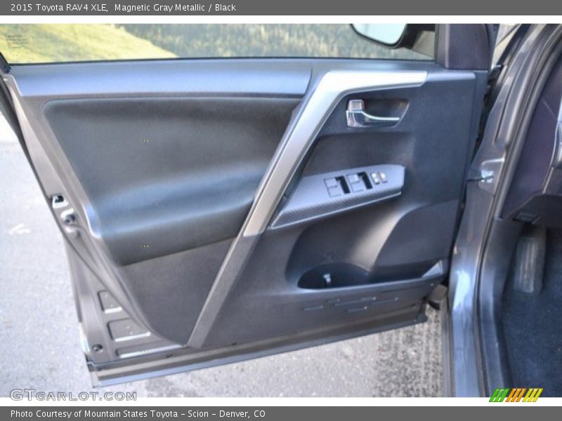 Magnetic Gray Metallic / Black 2015 Toyota RAV4 XLE
