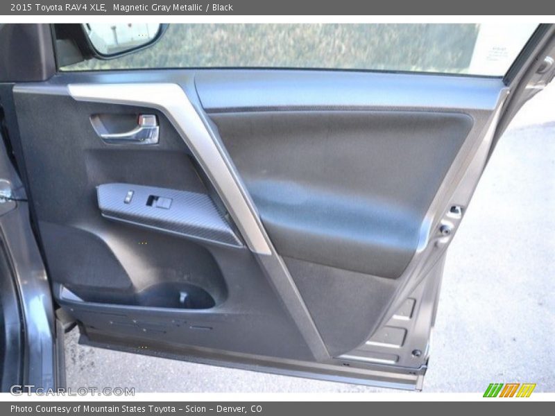 Magnetic Gray Metallic / Black 2015 Toyota RAV4 XLE