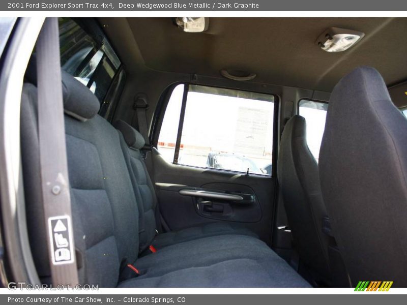 Deep Wedgewood Blue Metallic / Dark Graphite 2001 Ford Explorer Sport Trac 4x4