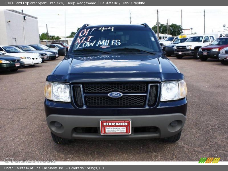 Deep Wedgewood Blue Metallic / Dark Graphite 2001 Ford Explorer Sport Trac 4x4
