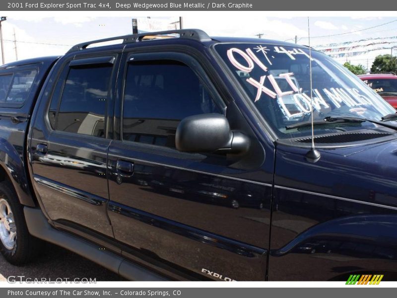 Deep Wedgewood Blue Metallic / Dark Graphite 2001 Ford Explorer Sport Trac 4x4
