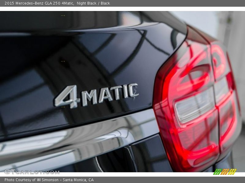 Night Black / Black 2015 Mercedes-Benz GLA 250 4Matic