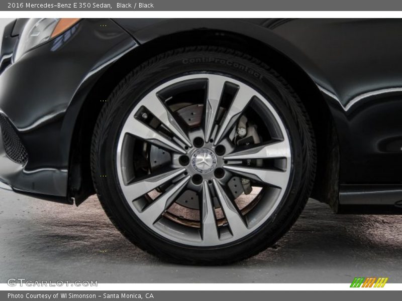 Black / Black 2016 Mercedes-Benz E 350 Sedan
