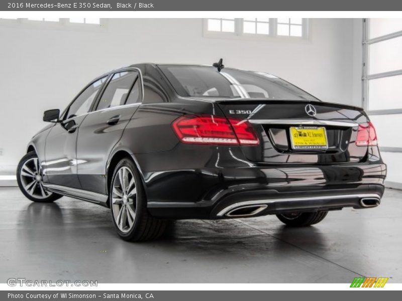 Black / Black 2016 Mercedes-Benz E 350 Sedan