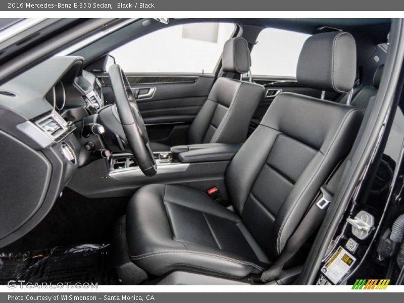 Black / Black 2016 Mercedes-Benz E 350 Sedan