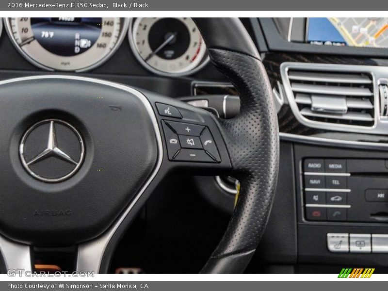 Black / Black 2016 Mercedes-Benz E 350 Sedan