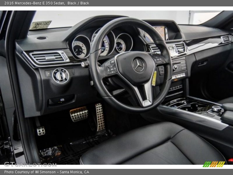 Black / Black 2016 Mercedes-Benz E 350 Sedan