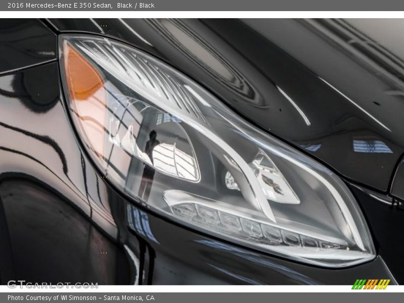 Black / Black 2016 Mercedes-Benz E 350 Sedan