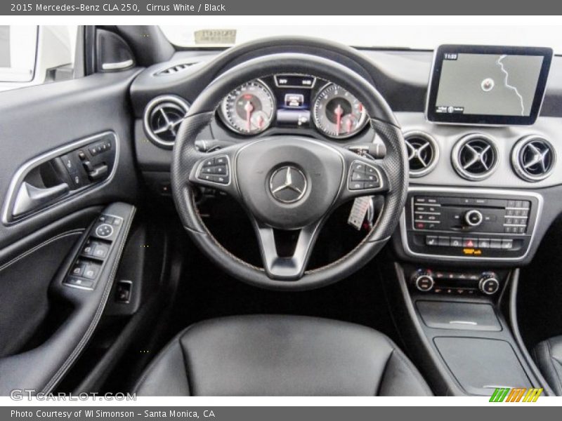 Cirrus White / Black 2015 Mercedes-Benz CLA 250