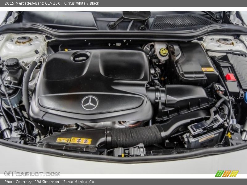 Cirrus White / Black 2015 Mercedes-Benz CLA 250