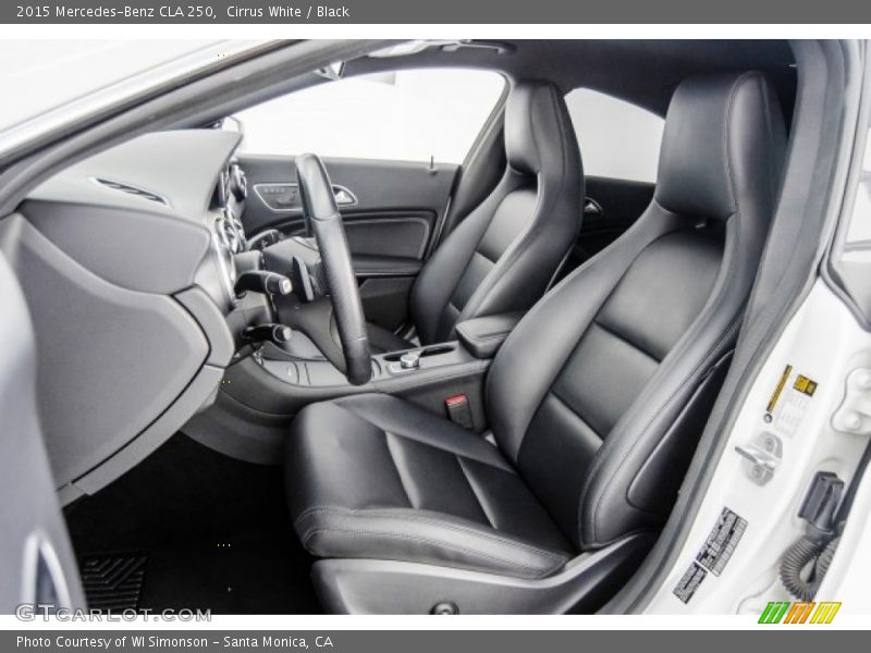 Cirrus White / Black 2015 Mercedes-Benz CLA 250