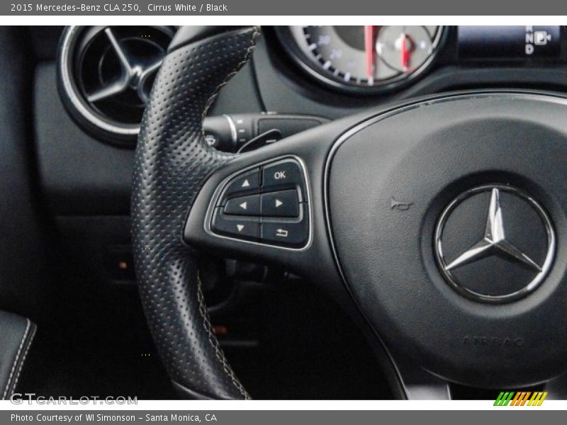 Cirrus White / Black 2015 Mercedes-Benz CLA 250